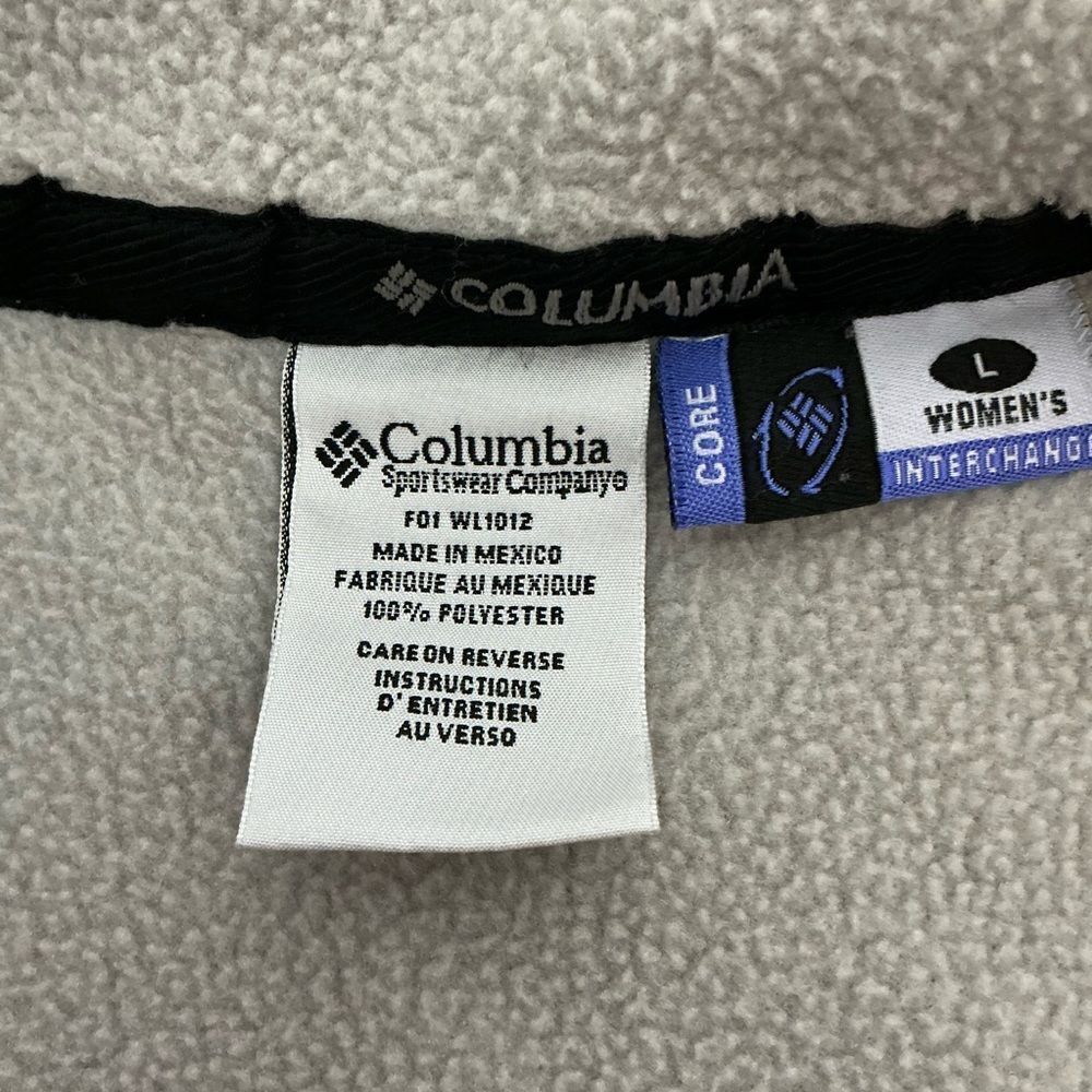 Columbia Women's Core Interchange Fleece -cream size L - Picture 6 of 8